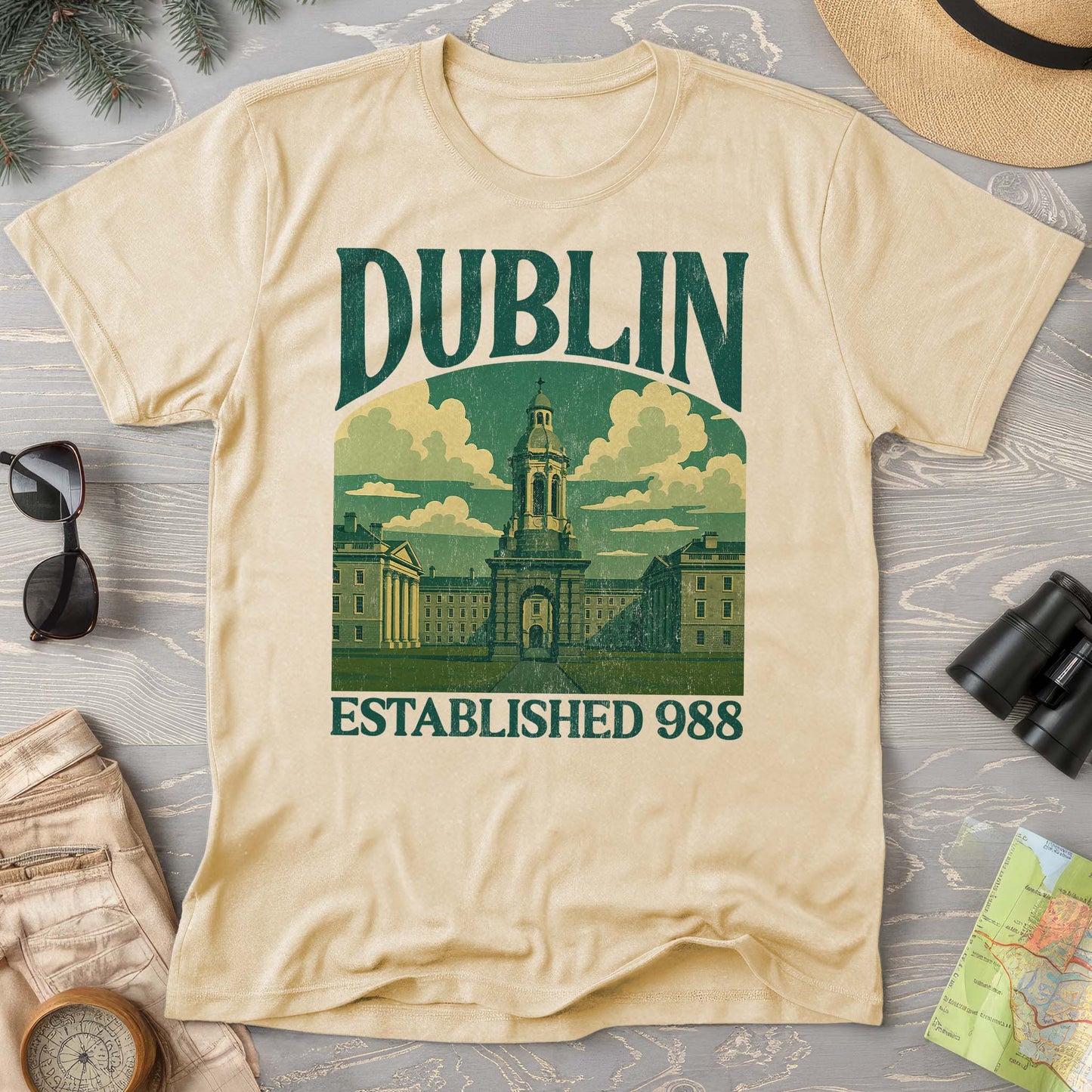Dublin Ireland "Big and Bold" Comfort Colors T-Shirt