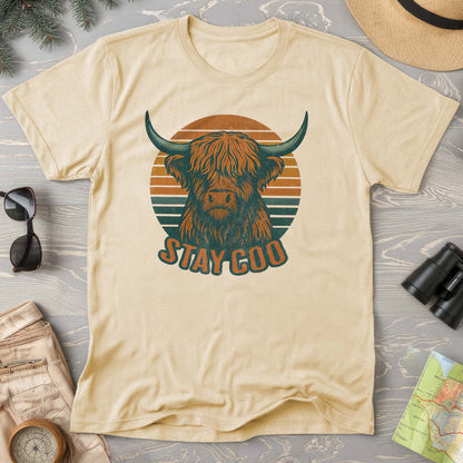 Highland Cow "Stay Coo" Comfort Colors T-Shirt