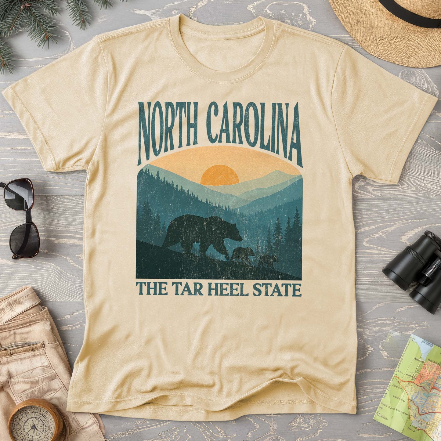 North Carolina Mountains "Big & Bold" Comfort Colors T-Shirt