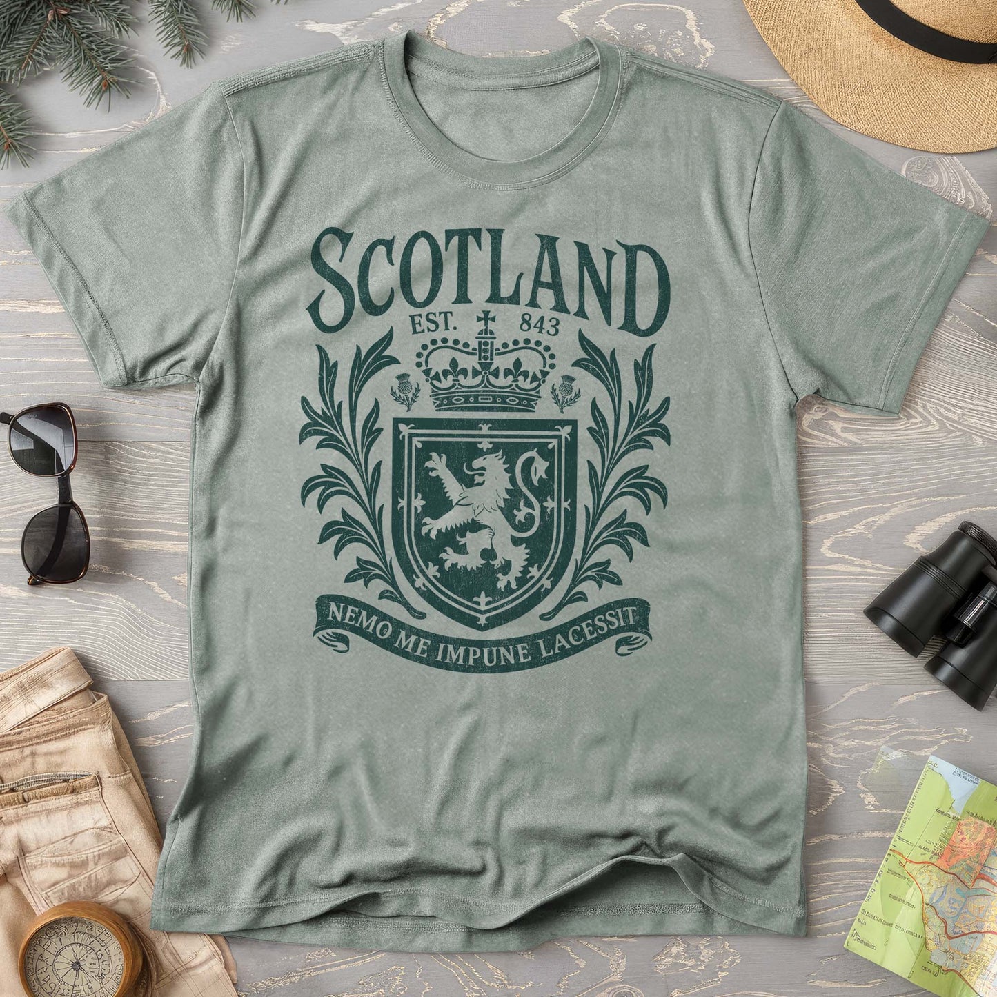 Scotland Vintage Heraldry Comfort Colors T-Shirt