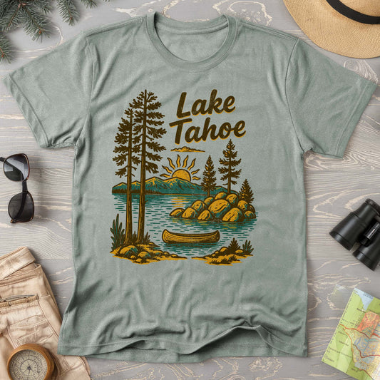 Lake Tahoe Canoe Sketch