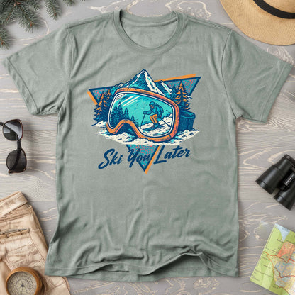 Ski You Later Retro 1980's Comfort Colors T-Shirt