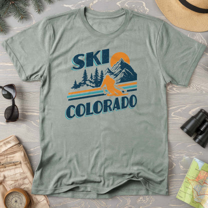 Ski Colorado Retro 80's Comfort Colors T-Shirt