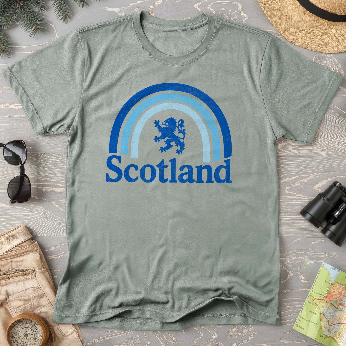 Scotland Rainbow Lion Comfort Colors T-Shirt