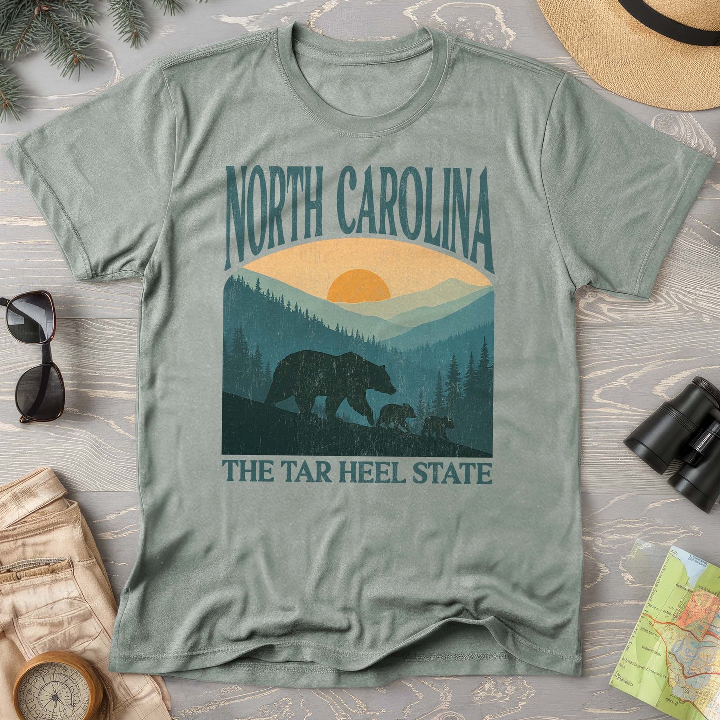 North Carolina Mountains "Big & Bold" Comfort Colors T-Shirt