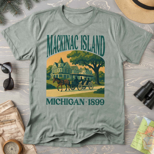 Mackinac Island Michigan "Big and Bold" T-Shirt