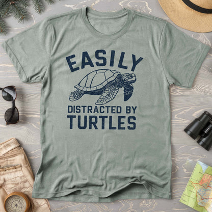 Easily Distracted By Turtles Comfort Colors T-Shirt