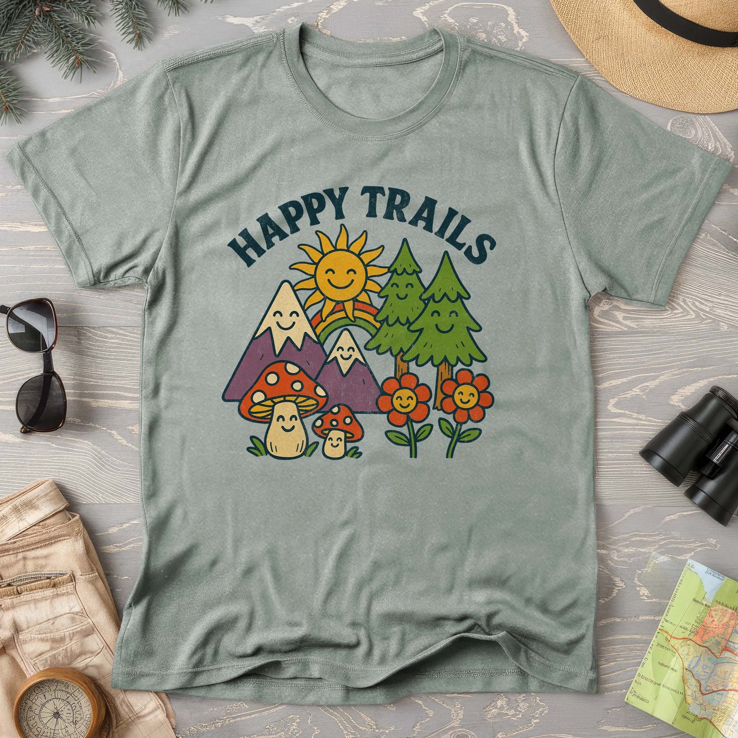 Happy Trails Comfort Colors T-Shirt