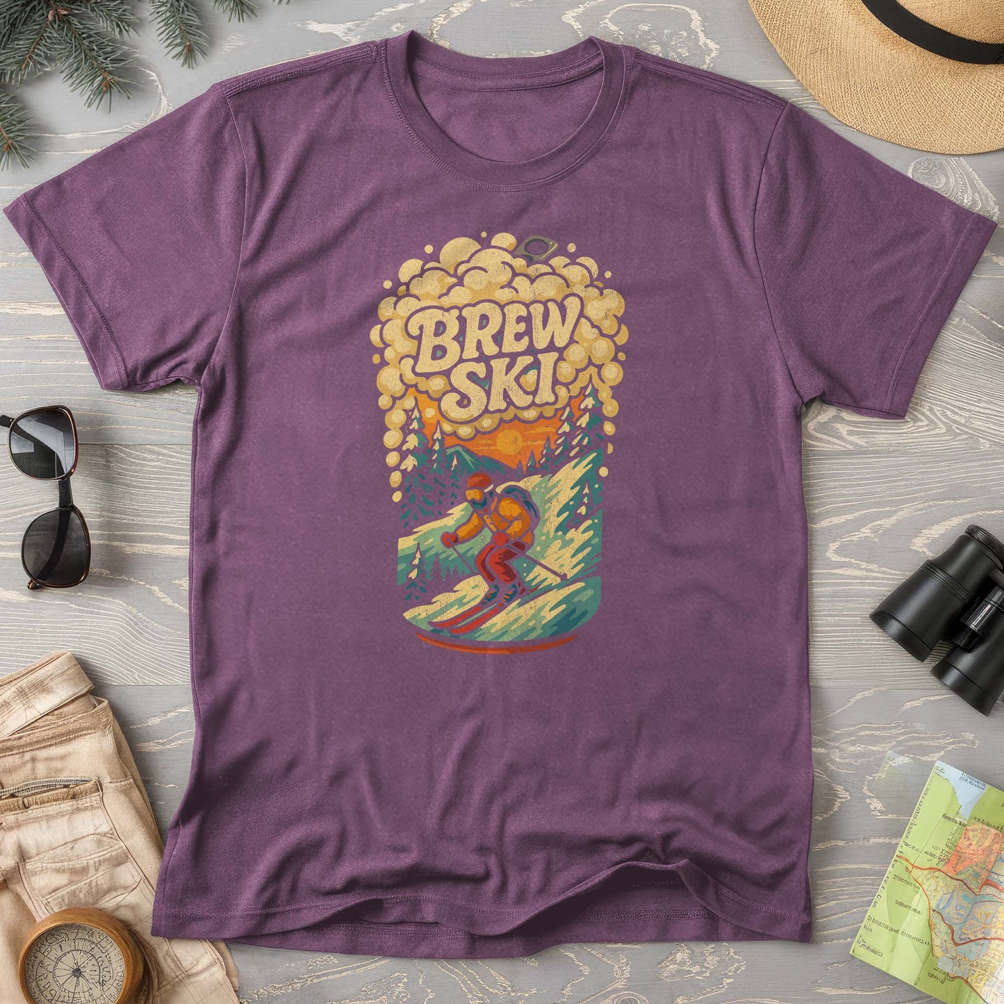 Brew Ski Comfort Colors T-Shirt