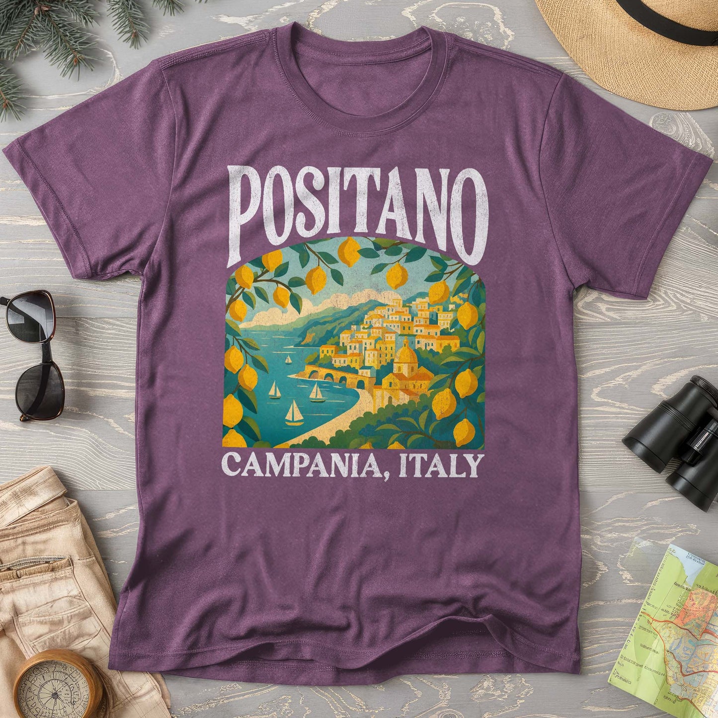 Positano Italy "Big and Bold" Comfort Colors T-Shirt