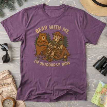Women's "Bear With Me" Outdoorsy Comfort Colors T-Shirt