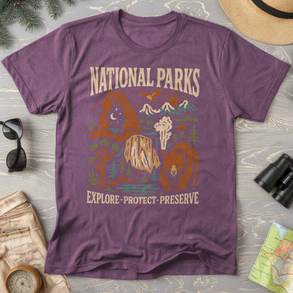 National Parks "Stencil Cut" Comfort Colors T-Shirt