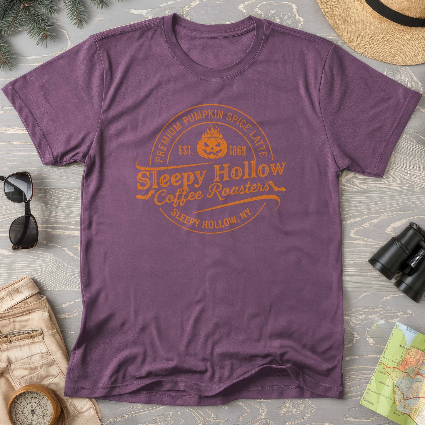 Sleepy Hollow Coffee Roasters Badge Comfort Colors T-Shirt