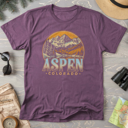 Aspen Colorado Groovy Screenprint Comfort Colors T-Shirt