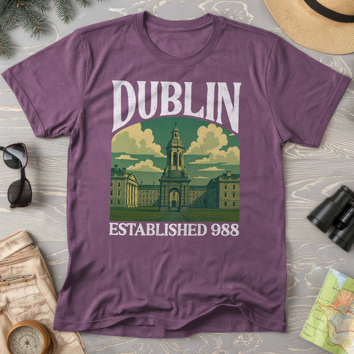 Dublin Ireland "Big and Bold" Comfort Colors T-Shirt