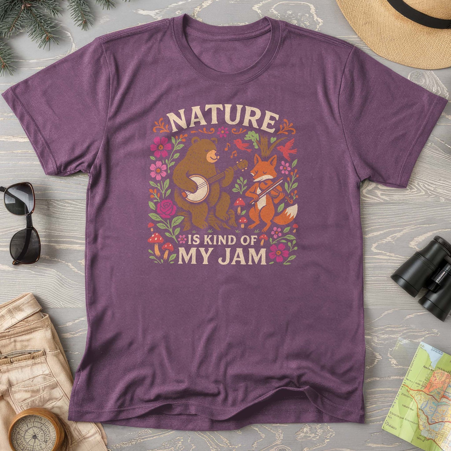 Cottagecore "Nature Jam" Comfort Colors T-Shirt