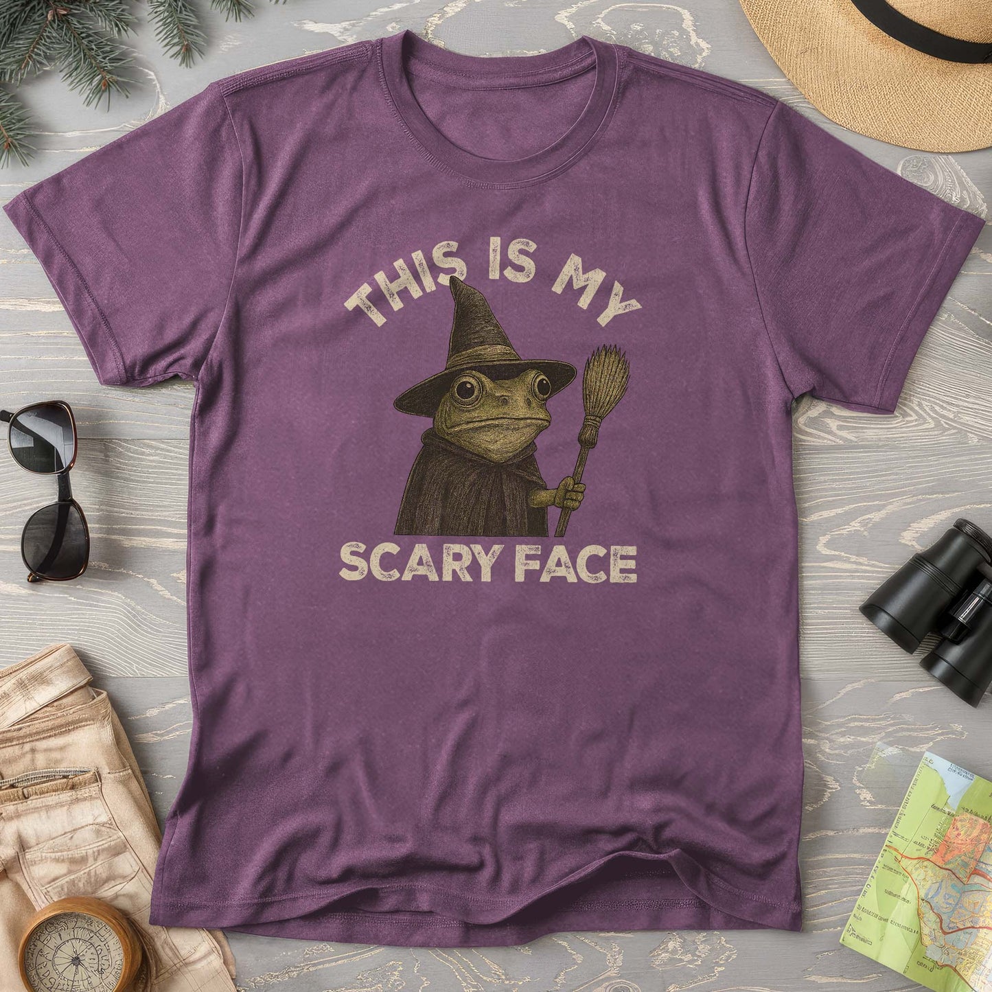 This Is My Scary Face Comfort Colors T-Shirt