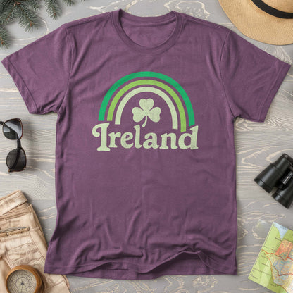 Ireland Rainbow Shamrock Comfort Colors T-Shirt