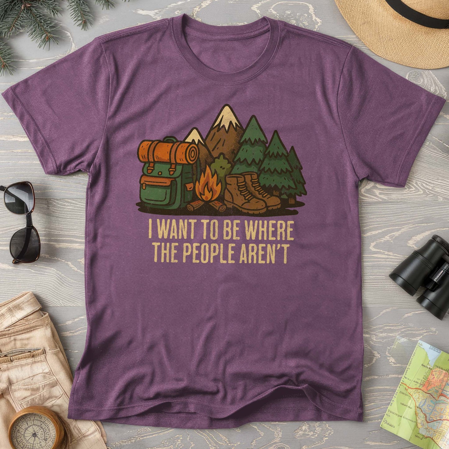 Where The People Aren't Comfort Colors T-Shirt
