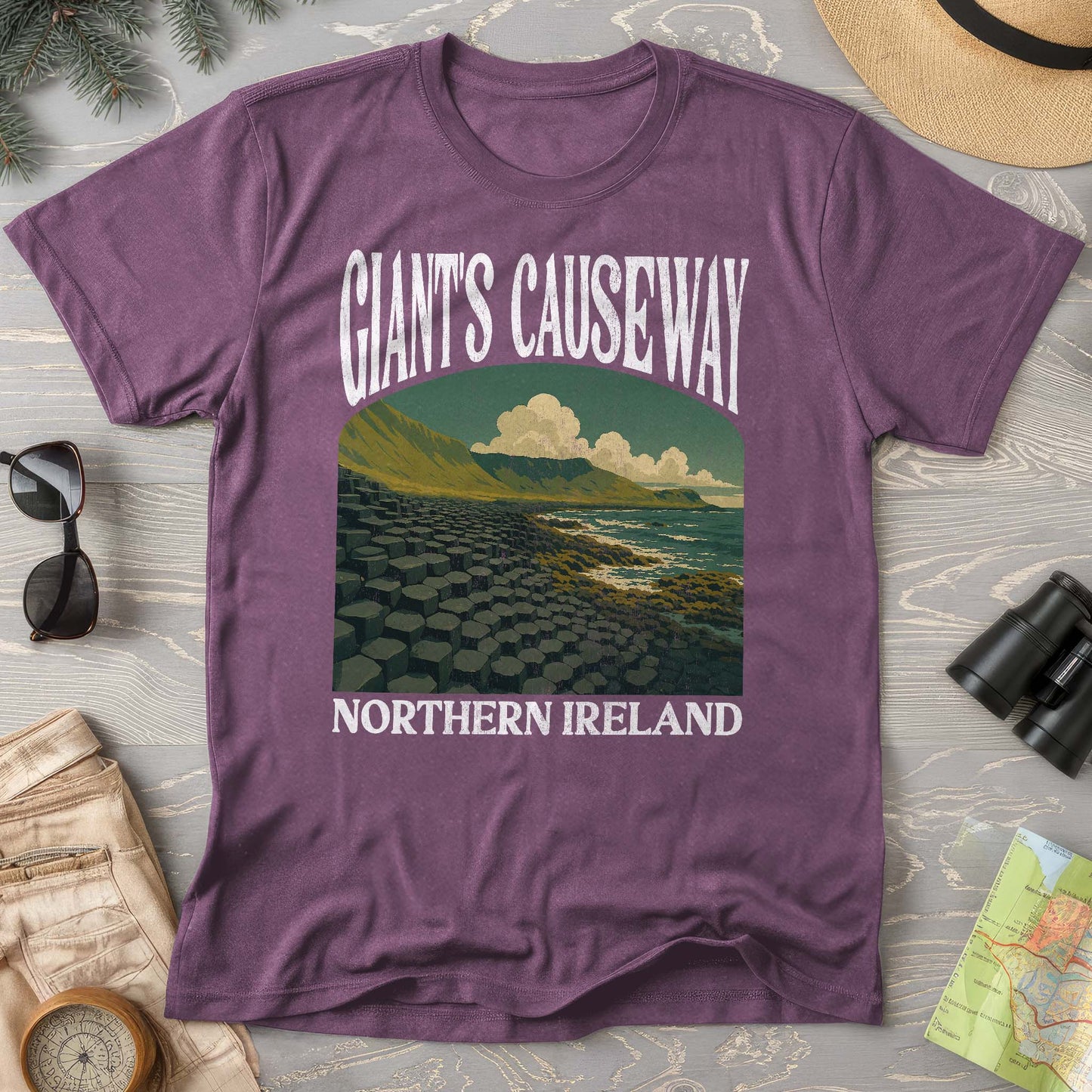 Giants Causeway Northern Ireland "Big and Bold" Comfort Colors T-Shirt