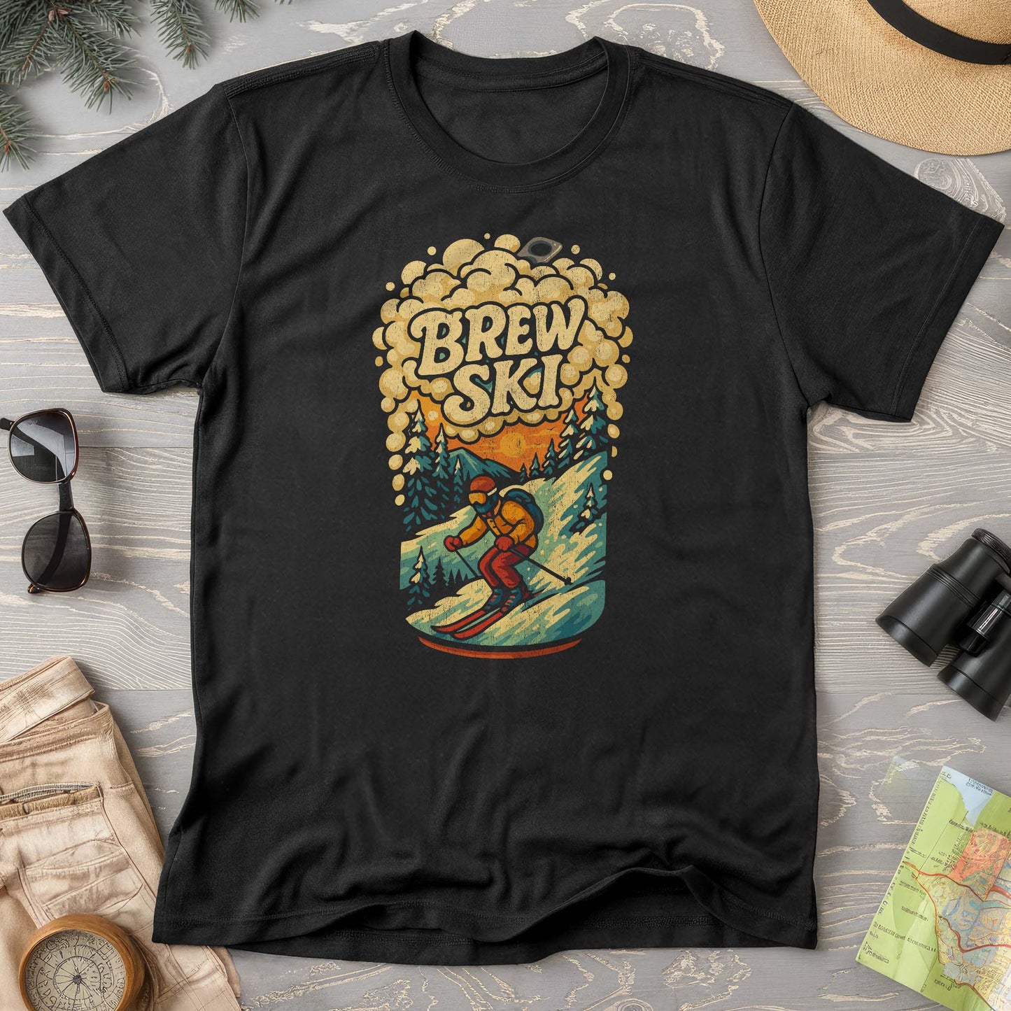 Brew Ski Comfort Colors T-Shirt