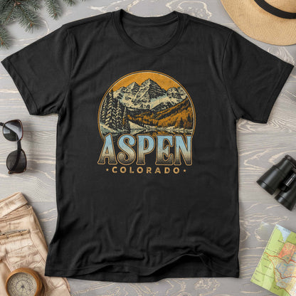 Aspen Colorado Groovy Screenprint Comfort Colors T-Shirt