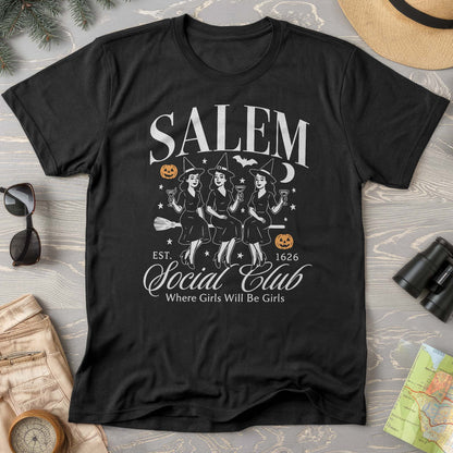 Salem Social Club Retro 50's Comfort Colors T-Shirt