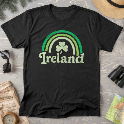 Ireland Rainbow Shamrock Comfort Colors T-Shirt