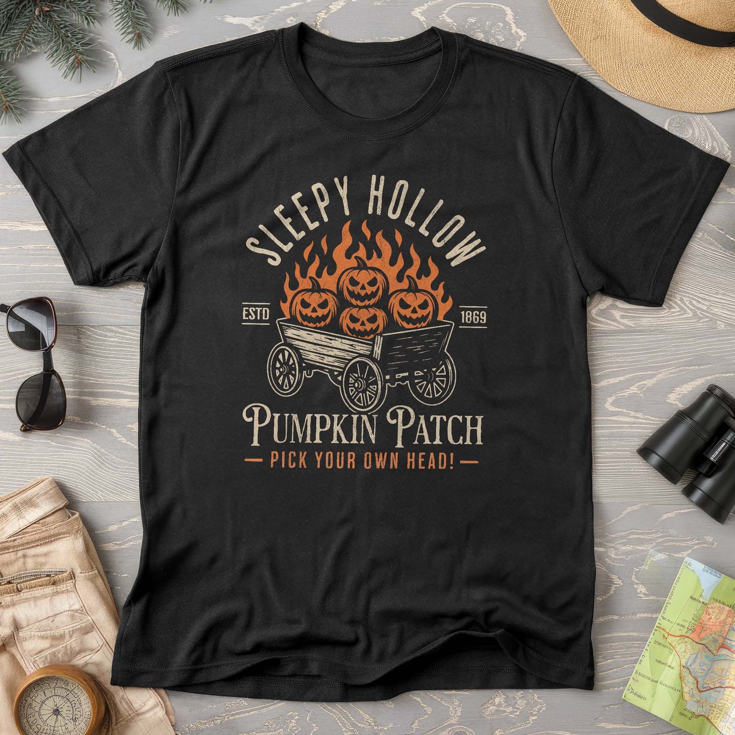 Sleepy Hollow Pumpkin Patch Comfort Colors T-Shirt