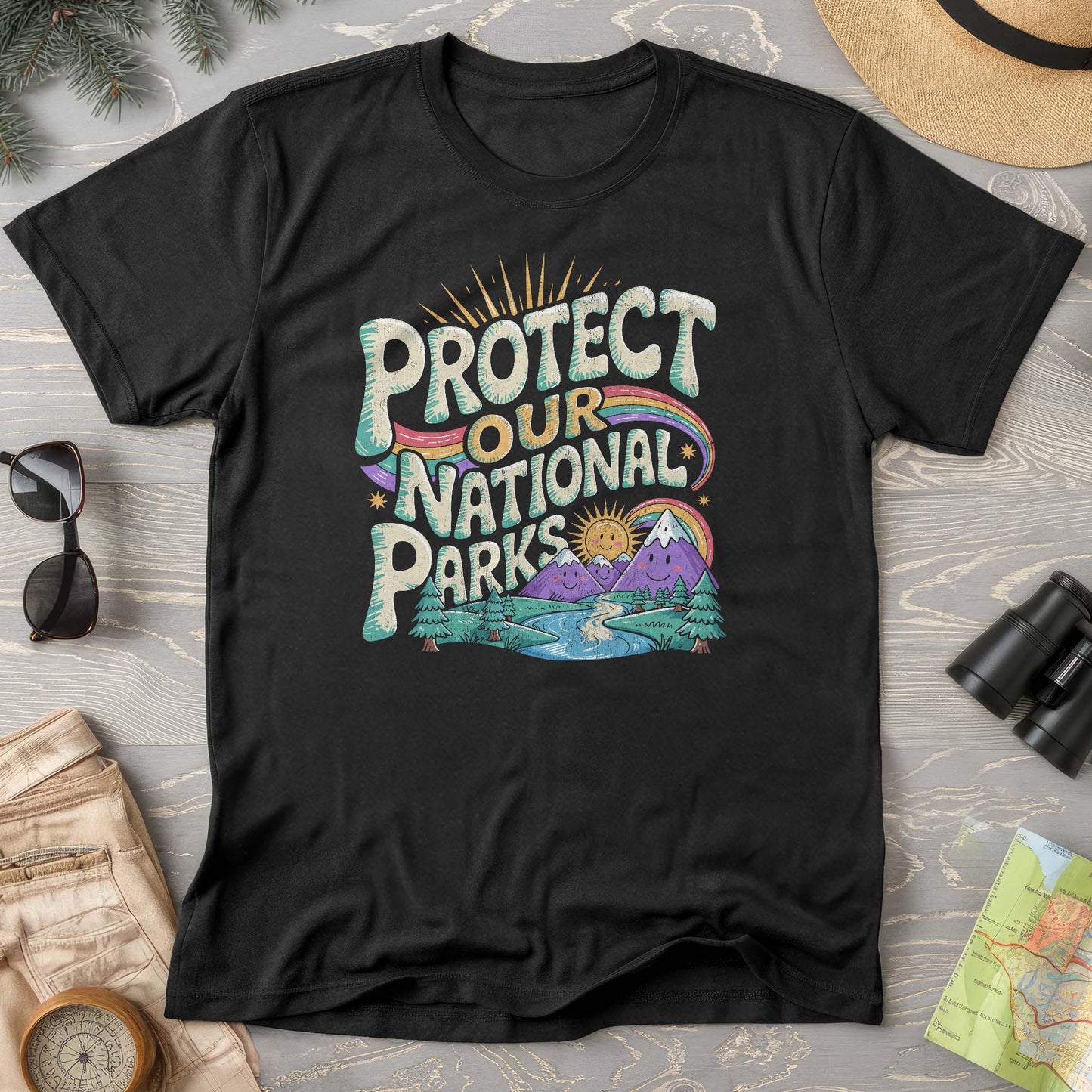 Protect Our Parks "Happy Hippie" Comfort Colors T-Shirt