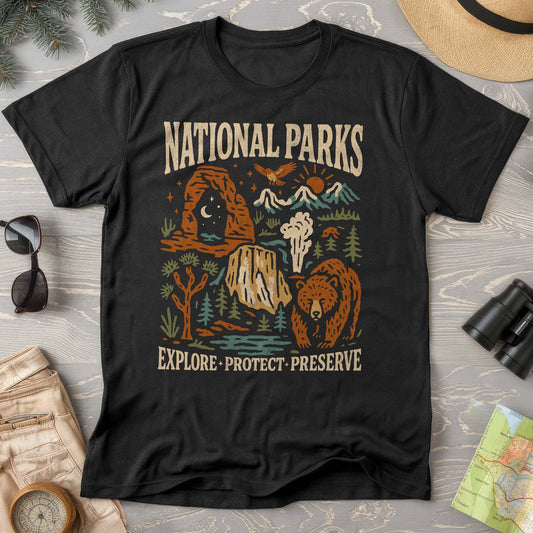 National Parks "Stencil Cut" Comfort Colors T-Shirt