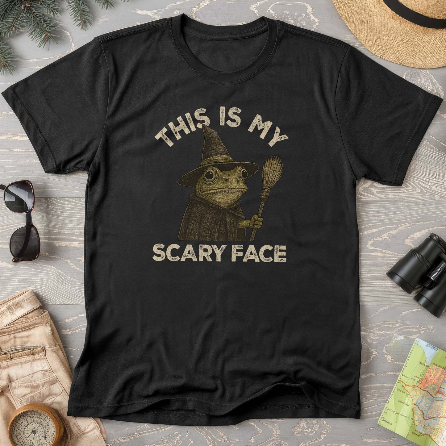 This Is My Scary Face Comfort Colors T-Shirt