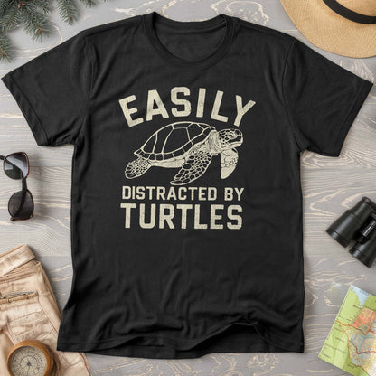 Easily Distracted By Turtles Comfort Colors T-Shirt