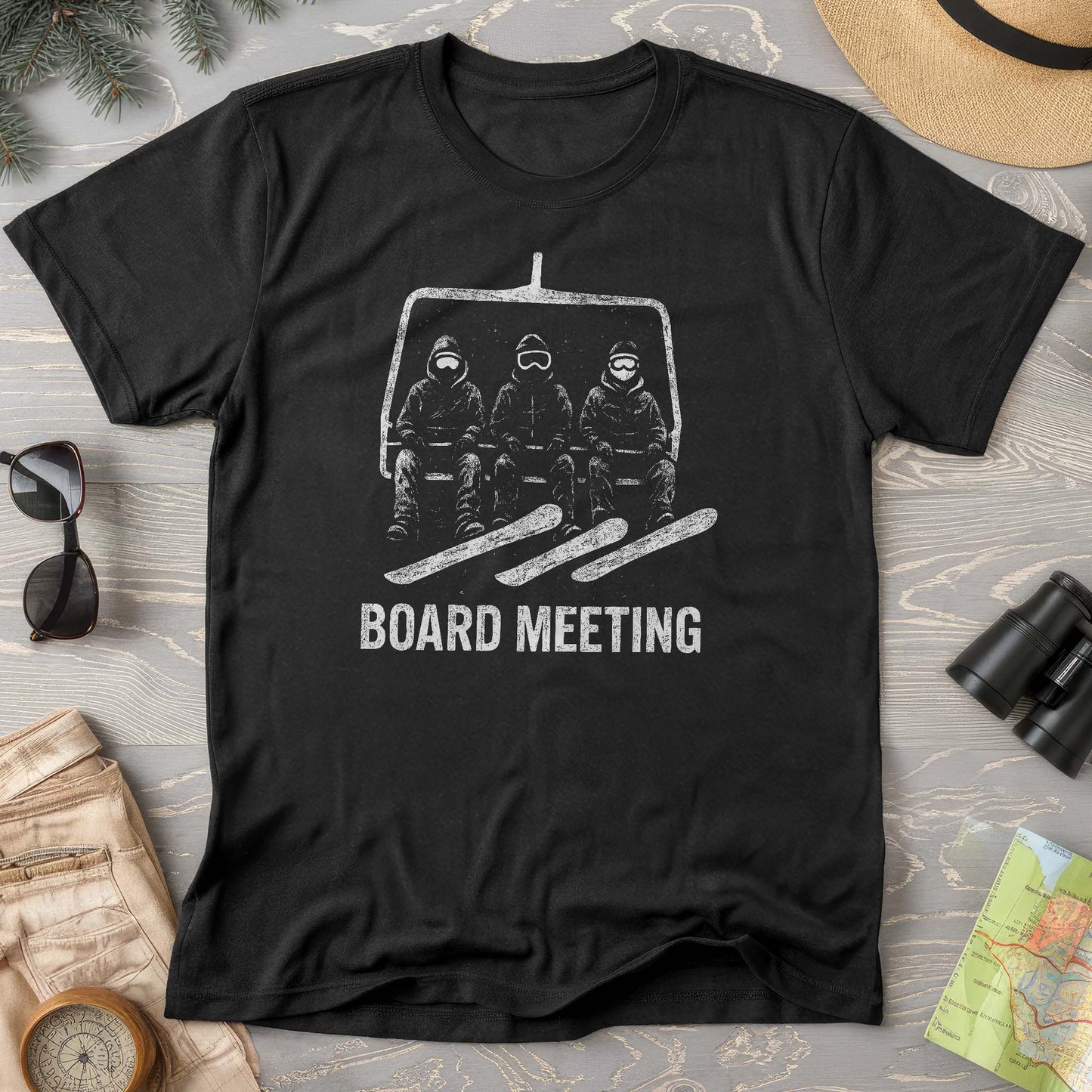 Snowboard "Board Meeting" Comfort Colors T-Shirt