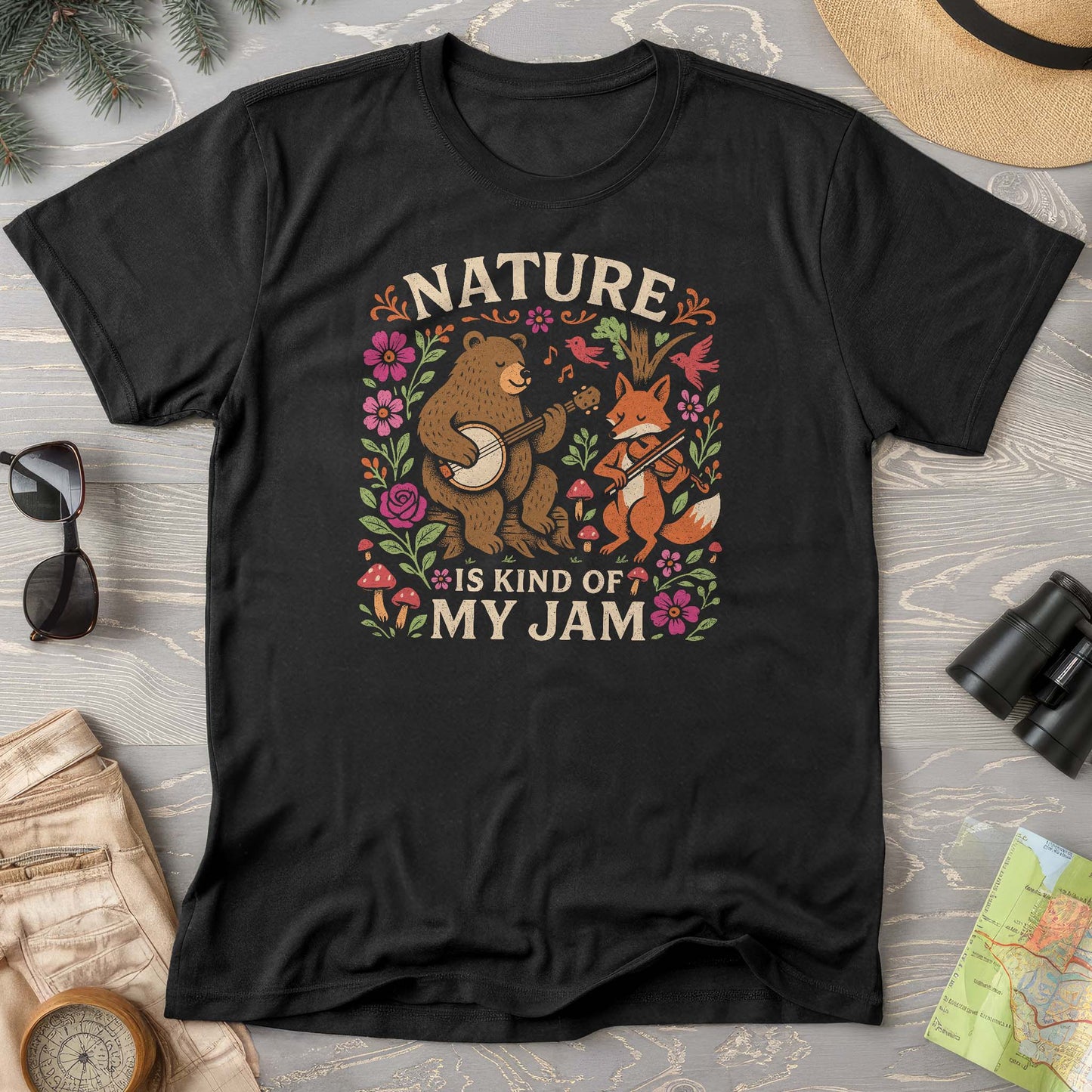 Cottagecore "Nature Jam" Comfort Colors T-Shirt