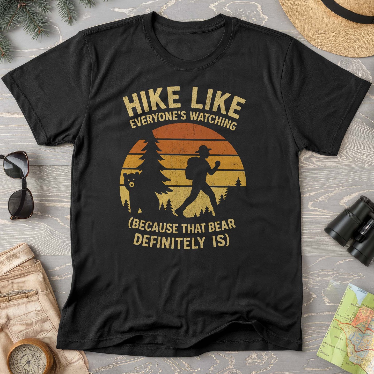 Hike Like Everyone's Watching Comfort Colors T-Shirt