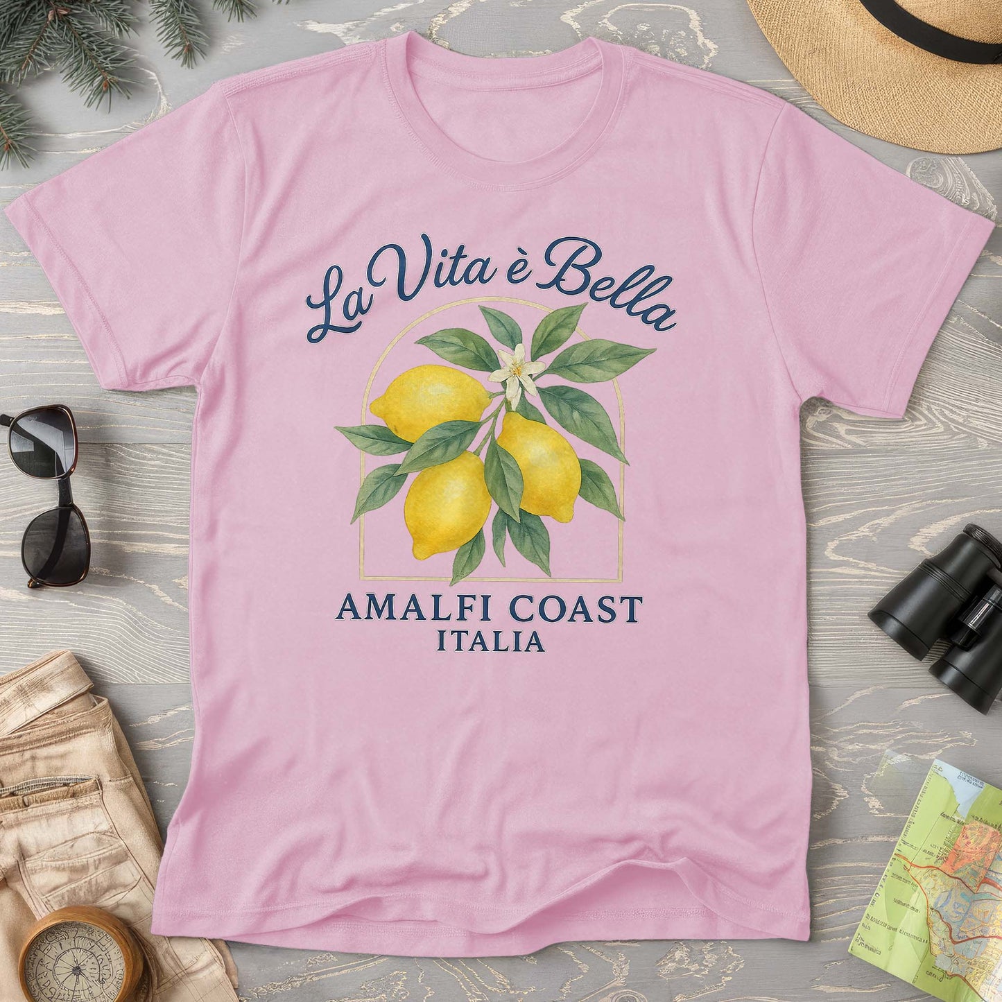 Amalfi Coast "La Vita Bella" Comfort Colors T-Shirt