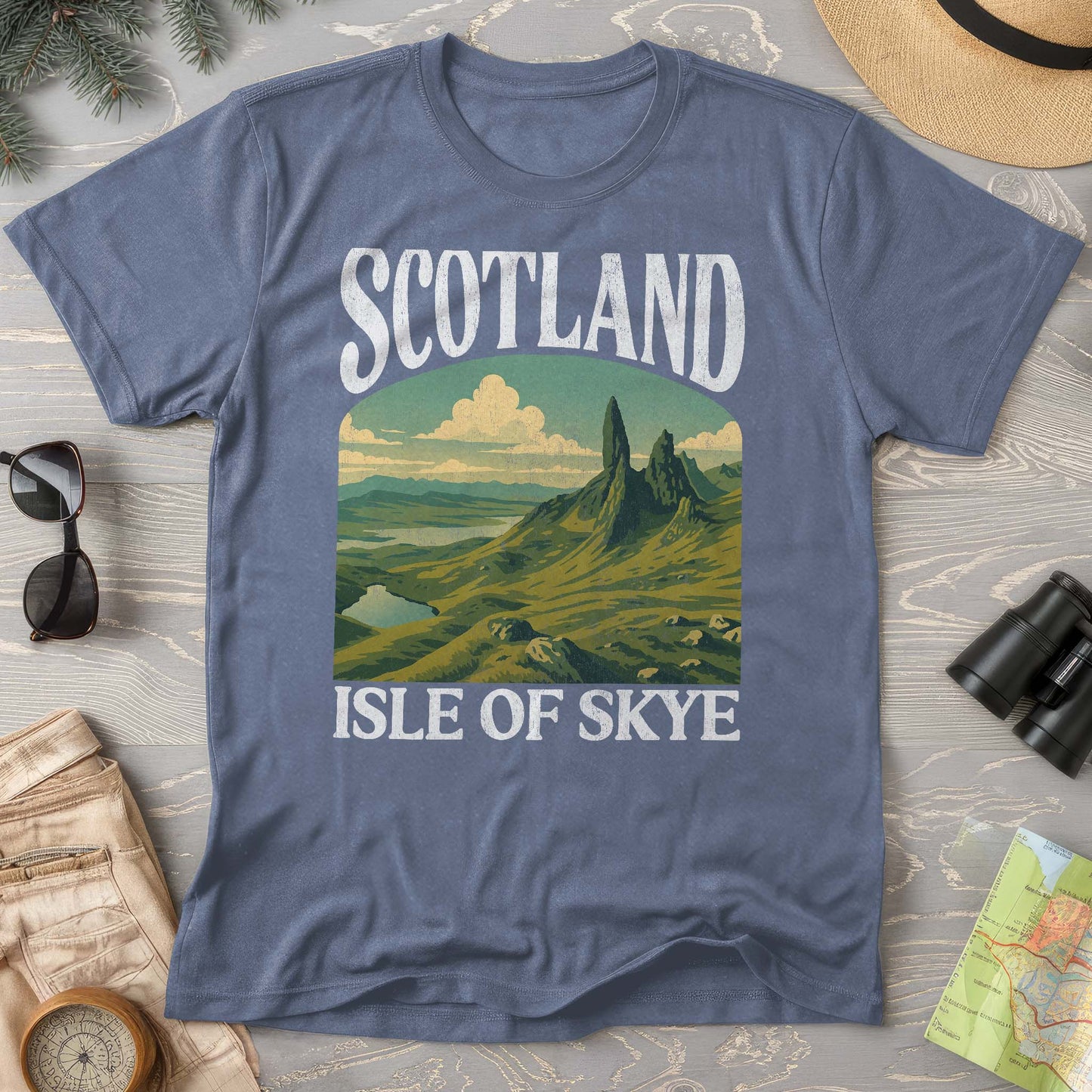 Scotland Isle of Skye "Big & Bold" Comfort Colors T-Shirt