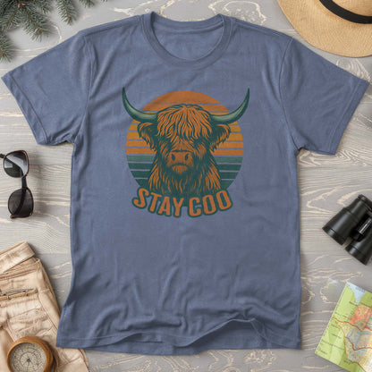 Highland Cow "Stay Coo" Comfort Colors T-Shirt
