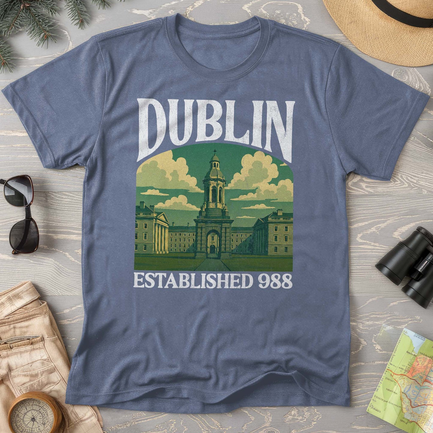 Dublin Ireland "Big and Bold" Comfort Colors T-Shirt