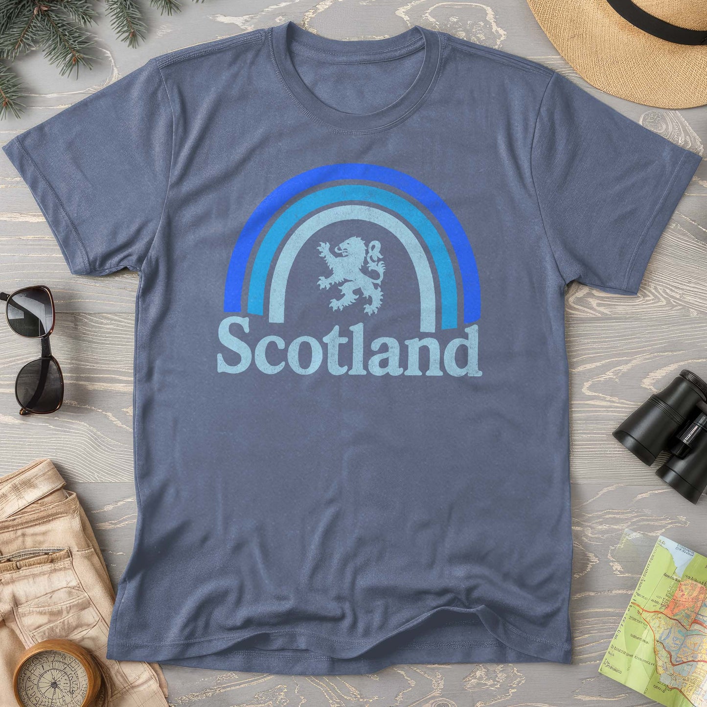 Scotland Rainbow Lion Comfort Colors T-Shirt