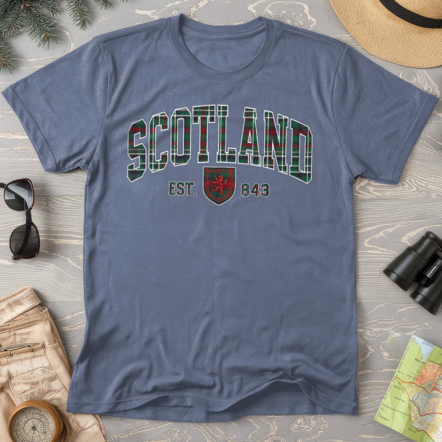 Scotland Plaid Varsity Shirt