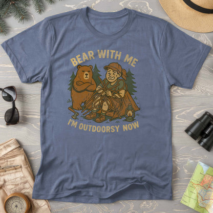 Women's "Bear With Me" Outdoorsy Comfort Colors T-Shirt
