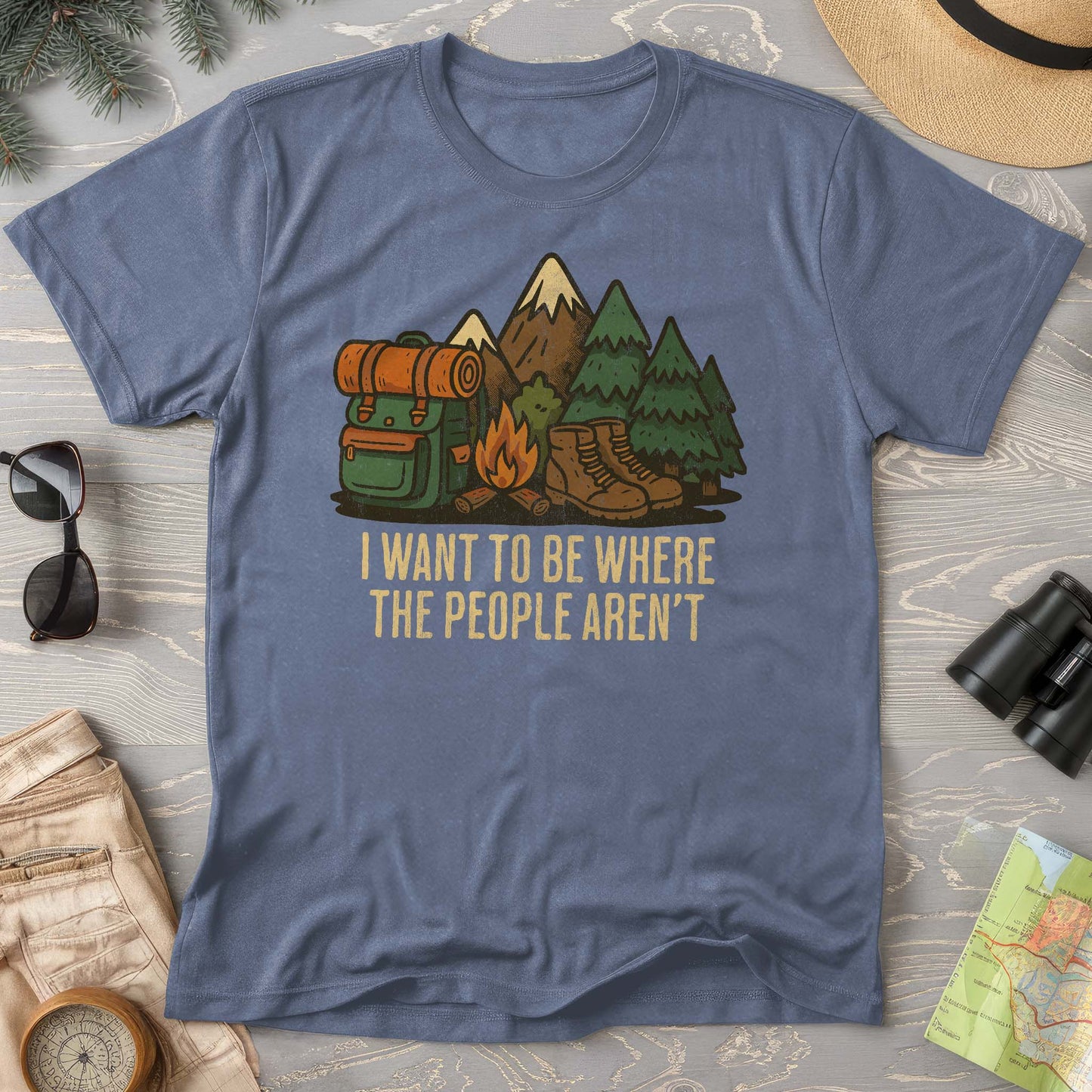 Where The People Aren't Comfort Colors T-Shirt