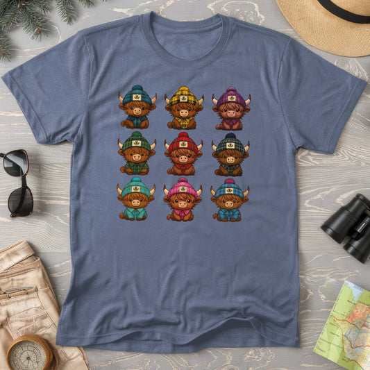 Tartan Highland Cows T-Shirt