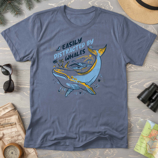 Easily Distracted By Whales T-Shirt