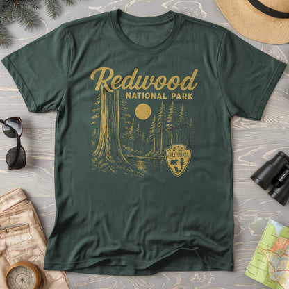 Redwood National Park "Vintage Sketch" T-Shirt