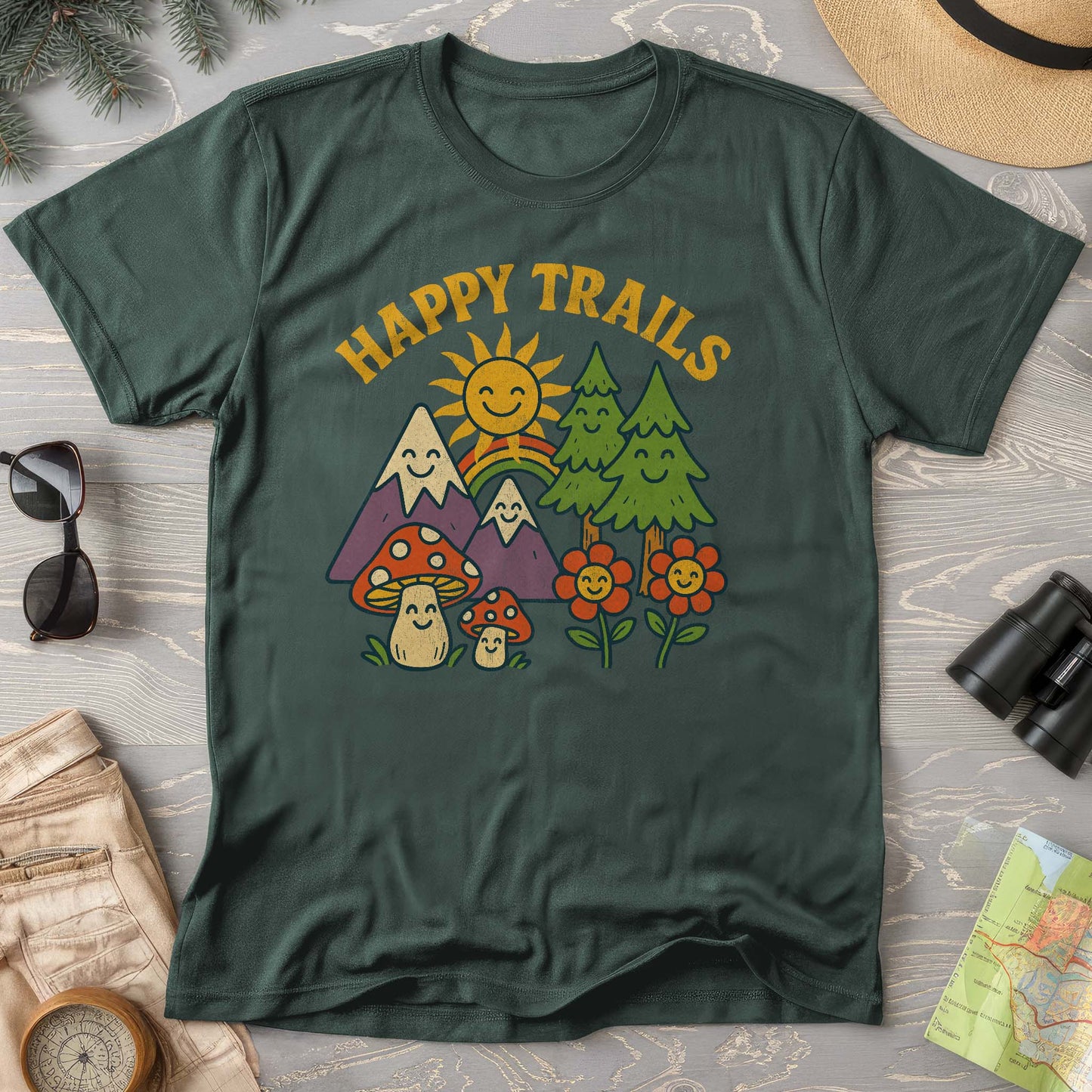 Happy Trails Comfort Colors T-Shirt
