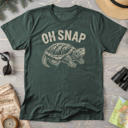 Snapping Turtle "Oh Snap" Textured Comfort Colors T-Shirt