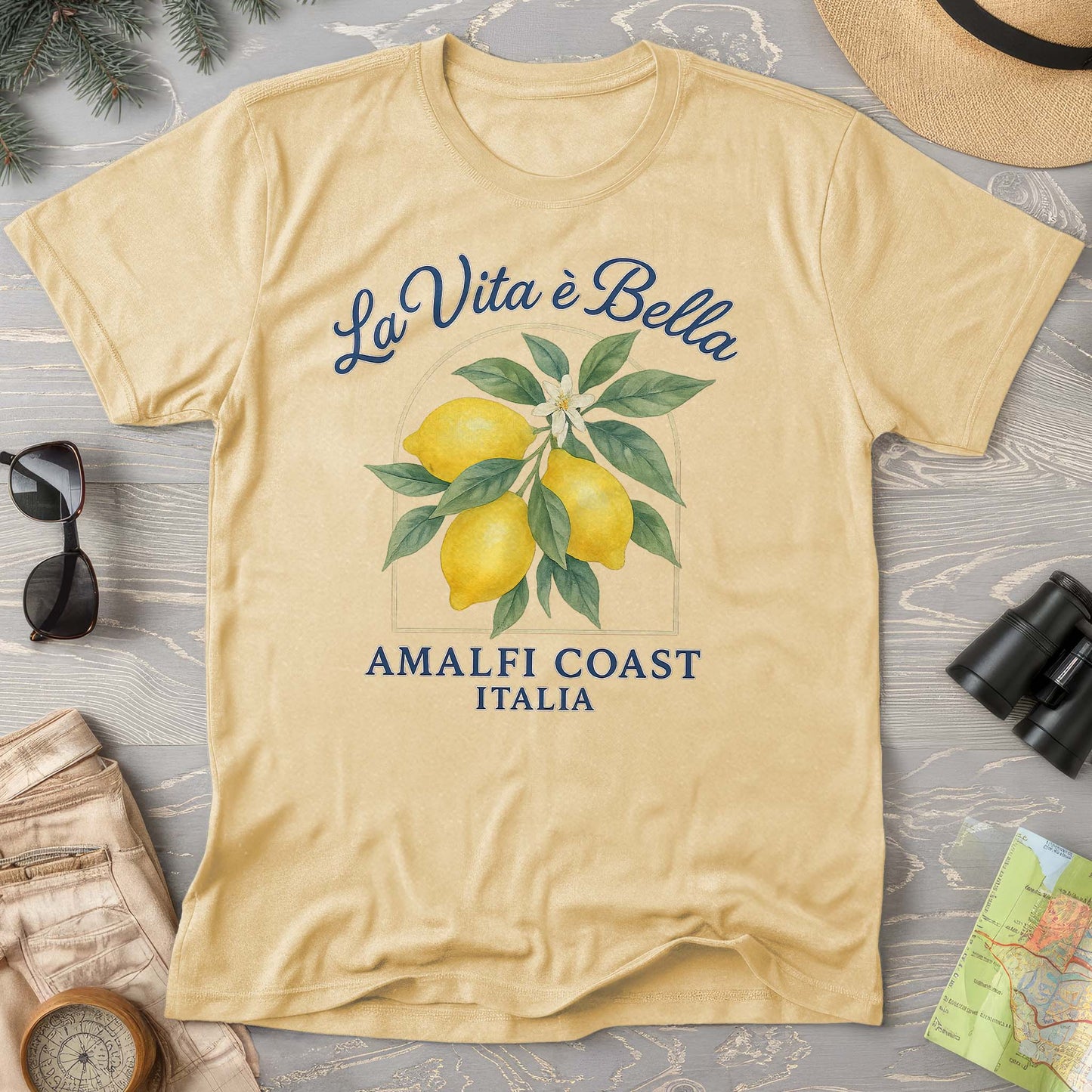 Bargain Bin Overstock! Amalfi Coast "La Vita Bella" T-Shirt